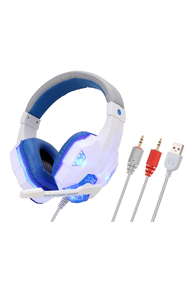 Cool LED Light Stereo Gaming Headset with Mic