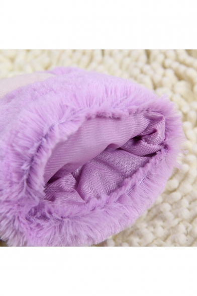 Cartoon Cat Claw Shaped Thick Plush Warm Unisex Gloves