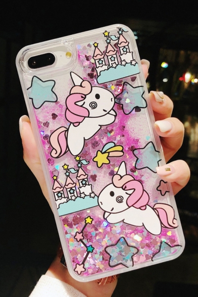 Girls Lovely Ice Cream Cartoon Animal Print Mobile Phone Case for iPhone
