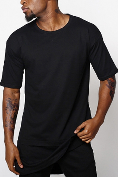 plain longline t shirt