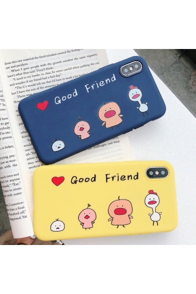 Cute Cartoon Letter GOOD FRIEND Printed Mobile Phone Case