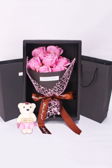 Fancy Artificial Seven-Flower Fashion Bouquet for Valentine's Day Gift