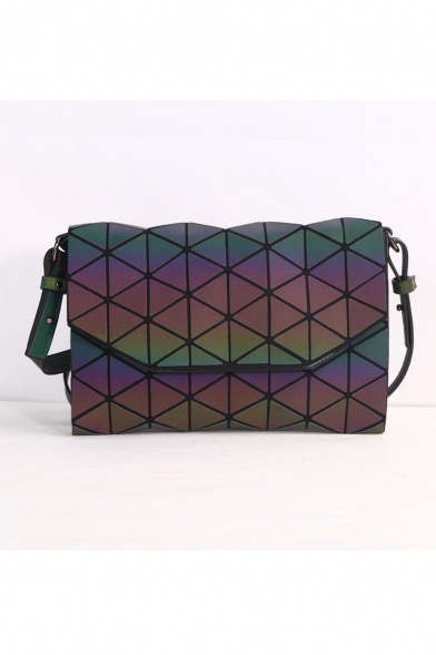 Unique Geometric Leather Straps Retro Shoulder Bag