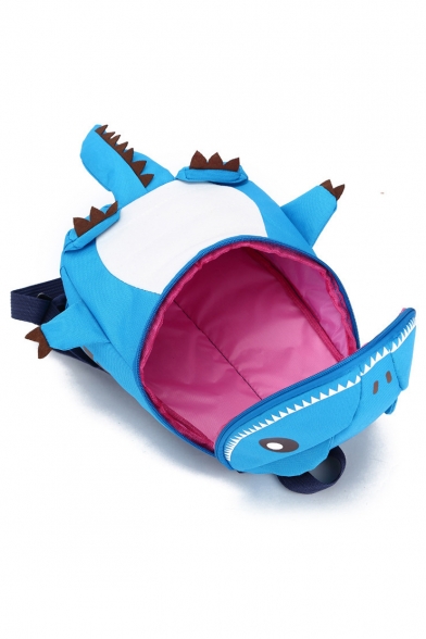 21*9*29cm Cute Cartoon Dinosaur Shaped Stylish School Bag for Kids