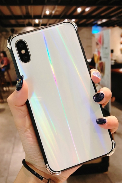 Cool Laser Shining Toughened Glass Shatter-Resistant iPhone Case