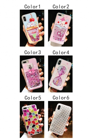 Girls Lovely Ice Cream Cartoon Animal Print Mobile Phone Case for iPhone