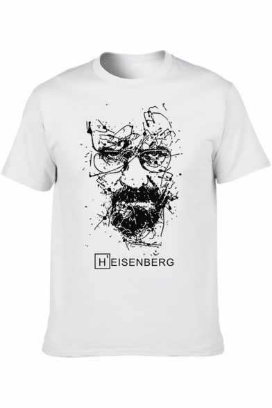 

Men' Short Sleeve Round Neck Character Letter HEISENBERG Printed Fitted Tee, Color 1;color 2;color 3;color 4;color 5;color 6;color 7;color 8;color 9;color 10;color 11, LC499743