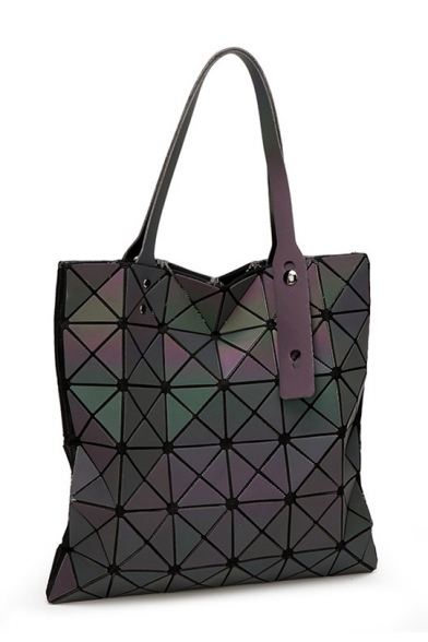 Luminous Geometric Ombre Chic Shoulder Bag Tote Bag