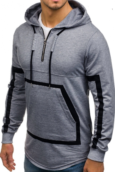 grey sports hoodie