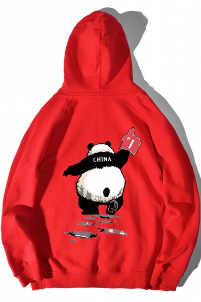 panda hoodie cartoon