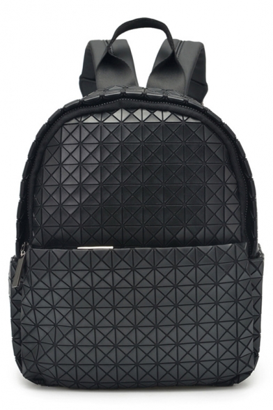 New Stylish Geometric Laser PU Foldable Fashion Backpack 25*13*34cm