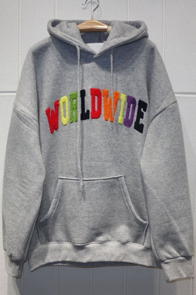 grey fluffy hoodie