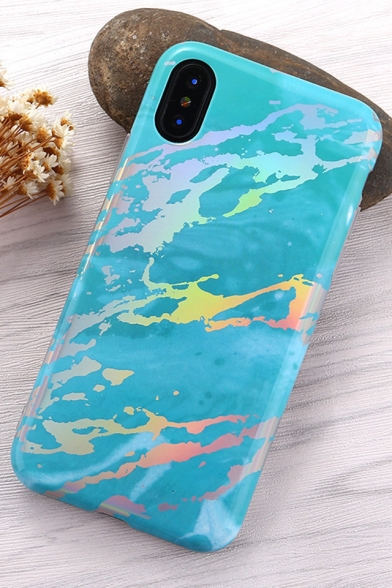 New Stylish Colorful Painting Marble Mobile Phone Case for iPhone