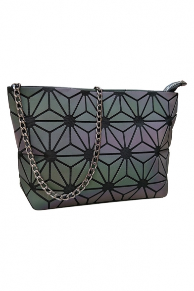 Chic Fashion Geometric Chain Shoulder Bag