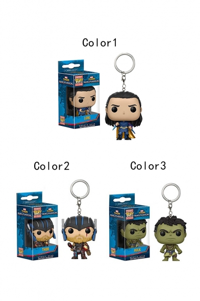 New Stylish Cool Comic Character Design Shaped Key Ring for Gift