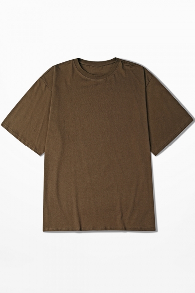 brown t shirt