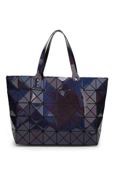 Stylish Geometric Unique Laser Shoulder Bag Tote Bag
