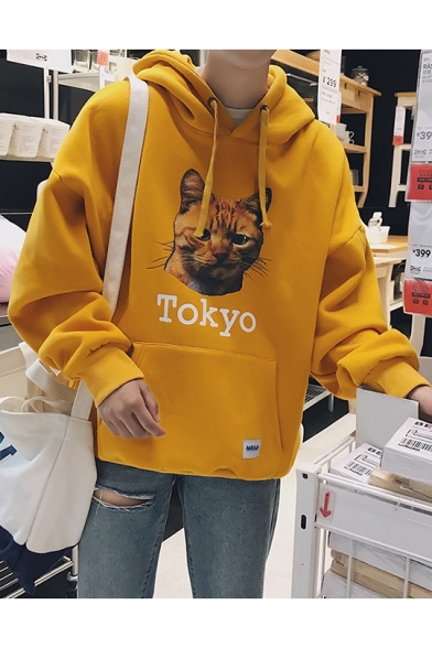 yellow hoodie oversized