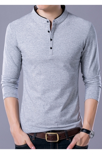 long sleeve collared shirts