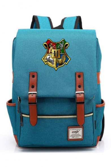 Popular Harry Potter Hogwarts University Badge Printed Students School Bag Backpack