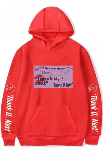 next red hoodie