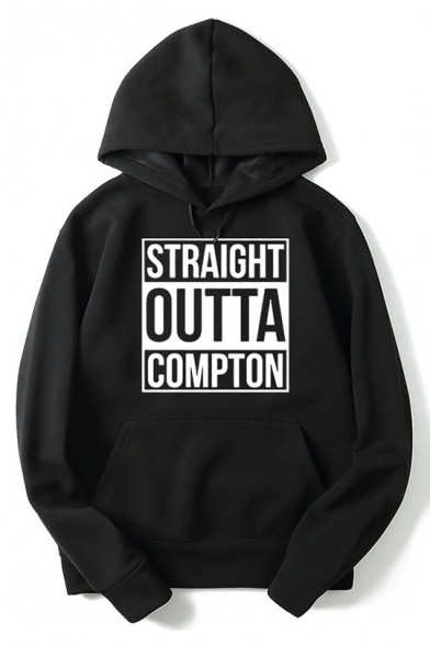 Hip Hop Group STRAIGHT OUTTA COMPTON Popular Album Street Style Casual Long Sleeve Pullover Hoodie