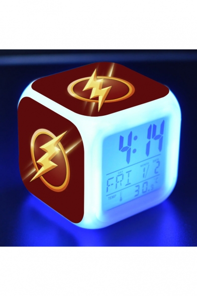 Popular Customized LED Luminous Alarm Clock 8*8*8cm