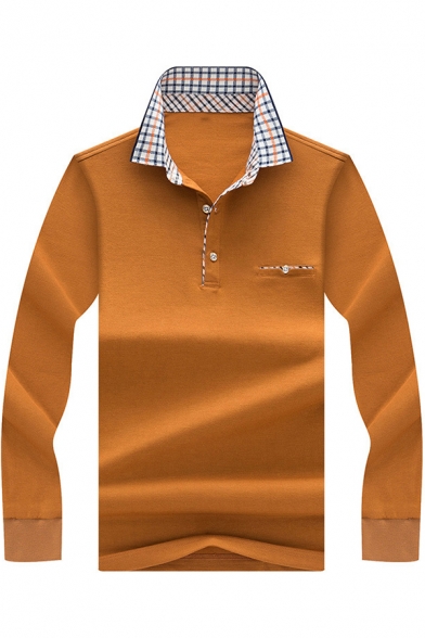 business casual long sleeve polo