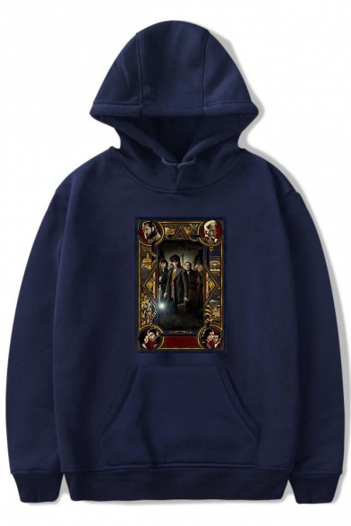 Fantastic Beasts and Where to Find Them Figure Print Relaxed Unisex Hoodie