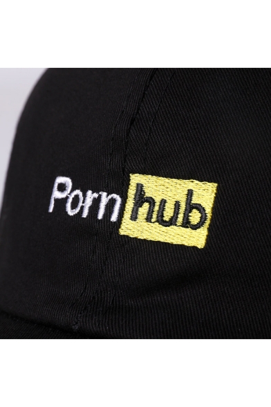 Hot Popular Letter PORNHUB Embroidered Casual Baseball Cap