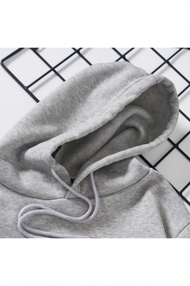 Norwegian DJ Double W Logo Printed Long Sleeve Unisex Casual Pullover Hoodie