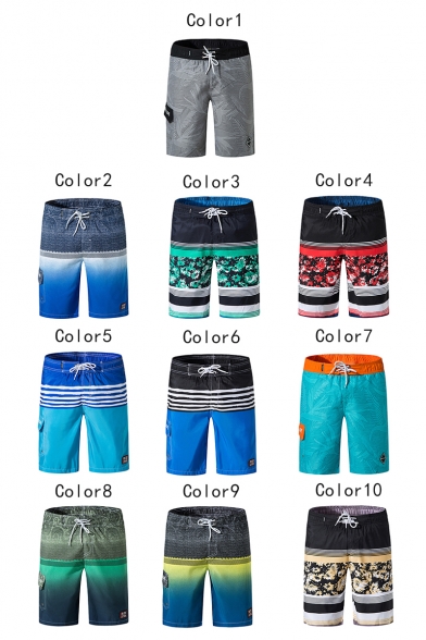 Men's Summer Holiday Quick-Dry Relaxed Loose Swim Trunks
