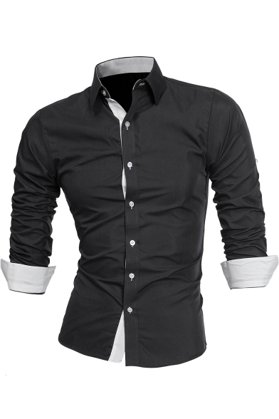black button up shirt dress