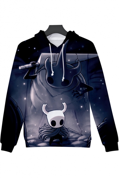Hollow Knight New Trendy Game Comic Character Print Unisex Casual Loose Hoodie