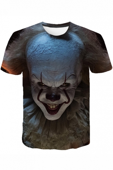 New Fashion Cool 3D Printed Short Sleeve Regular-Fit T-Shirt