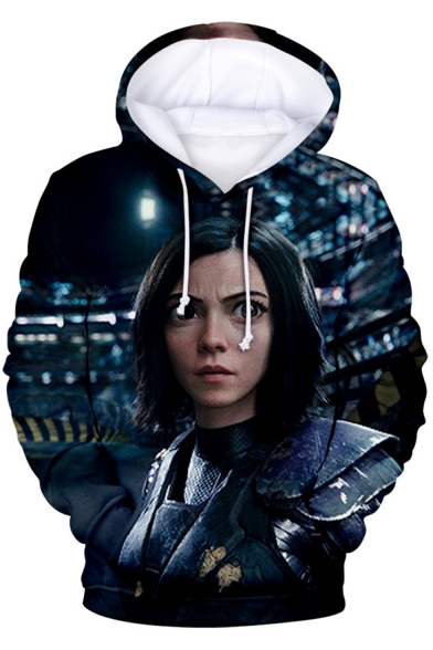 Cool 3D Figure Printed Unisex Sport Relaxed Pullover Hoodie