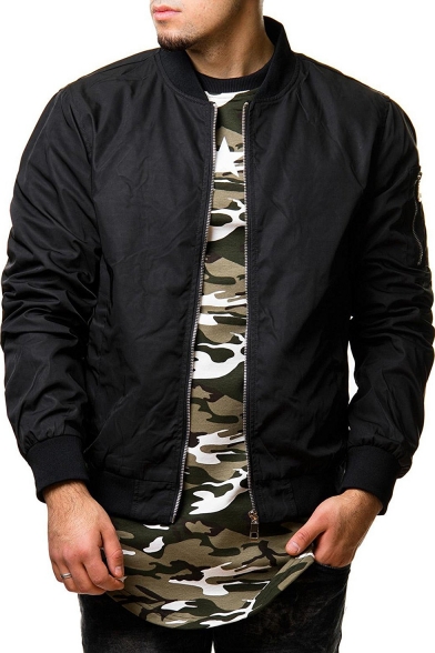 mens zip up bomber jacket