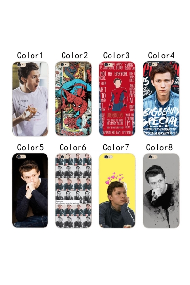 Tom Holland Cool Fashion 3D Figure Printed Soft & Hard Mobile Phone Case for iPhone