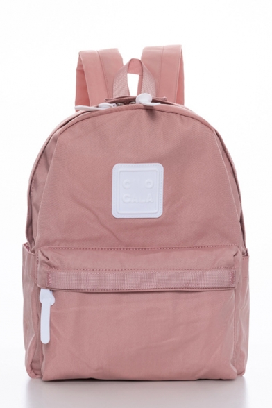 New Stylish Basic Simple Plain Lightweight Students Backpack 27*12*34cm