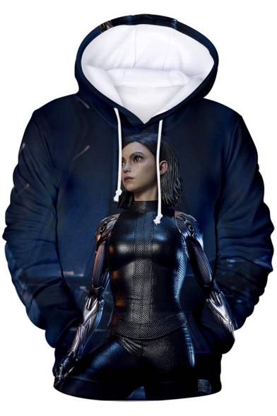 Cool 3D Figure Printed Unisex Sport Relaxed Pullover Hoodie