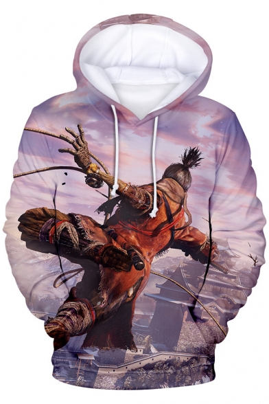 Popular Game Figure 3D Printing Relaxed Fit Hoodie