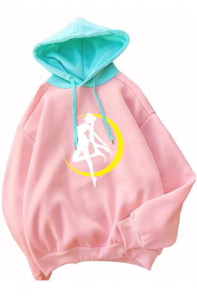 pink sailor moon hoodie