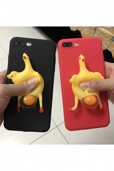 Cute Chicken Hypotensive Embellished Mobile Phone Case