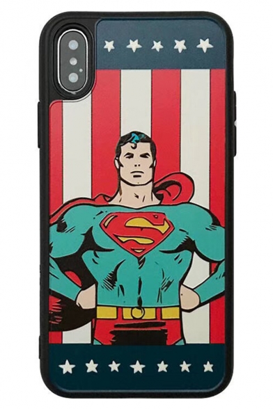Superman Flag Printed Fashion Silicone iPhone Case