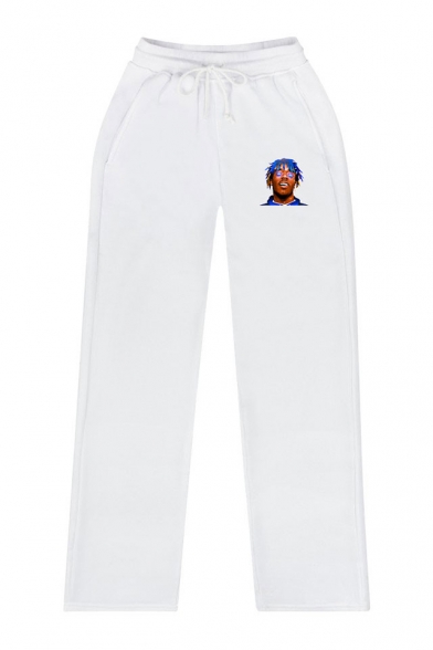 American Rapper Loose Fit Cotton Unisex Sport Pants