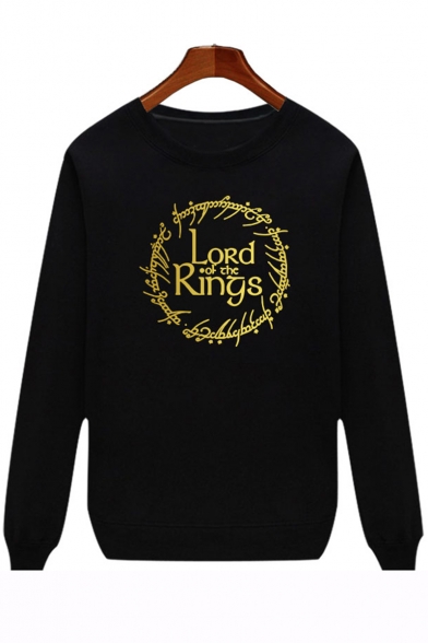 The Lord of The Rings Tree Pattern Unisex Loose Fit Pullover Sweatshirt