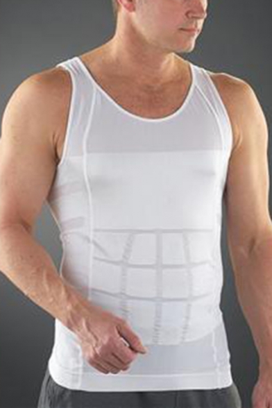 Men's body sculpting Body Shaper Belly Buster Compression Tank Top