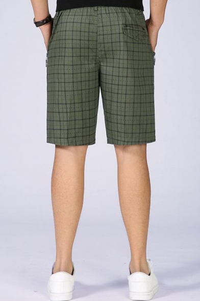 mens elastic chino shorts