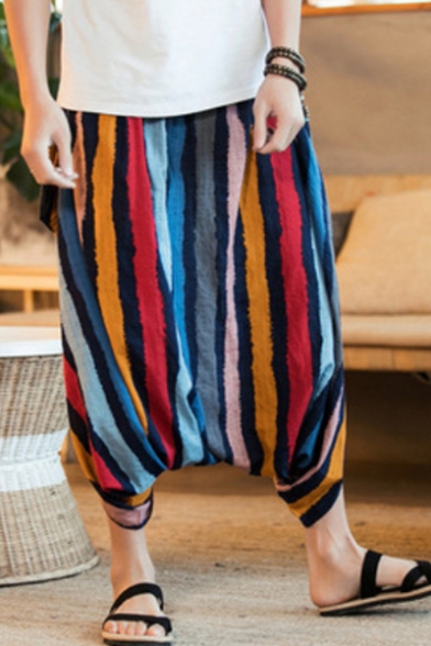 striped pants colorful