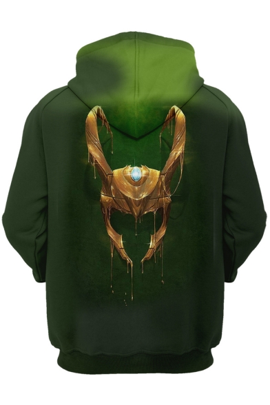 New Fashion Cosplay Costume Casual Sport Long Sleeve Hoodie in Green
